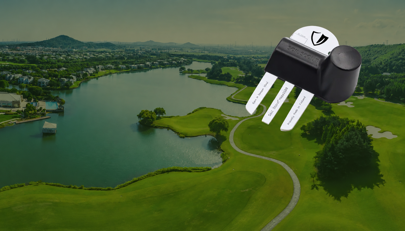 HAPPI100 sensor above a championship golf course